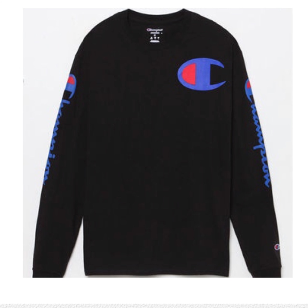 SALE❤️ Champion Big Logo Long Sleeve